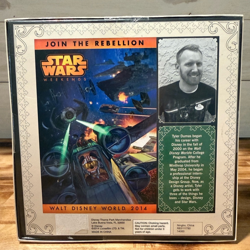 Disney Parks Signature Puzzle Star Wars Weekends 2014  LIMITED EDITION - Picture 2 of 10